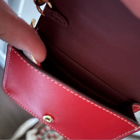 COACH CHERRY Heart Wallet ON A CHAIN ๐ - Picture 8 of 8